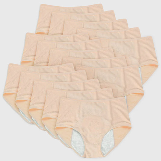 Floral Leakproof Underwear (Beige Bundles)