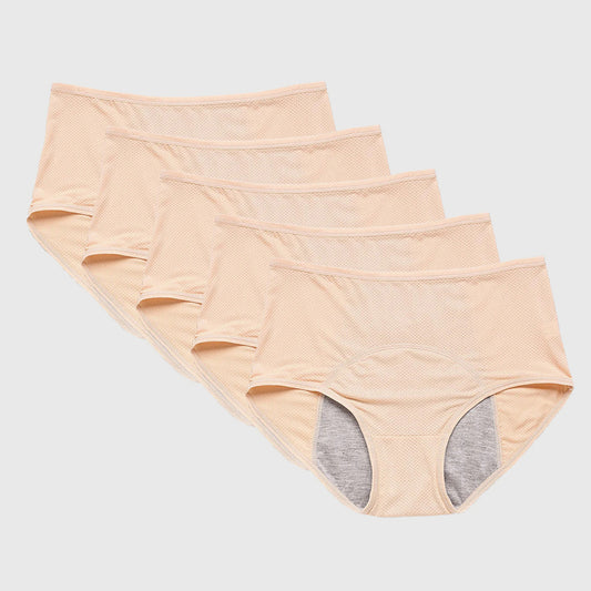 Comfy & Discreet Leakproof Underwear (Beige Bundles)